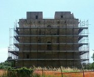 Bastione Malta con impalcatura