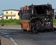 Bus incendio