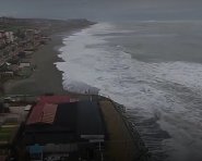 Falerna costa mareggiata