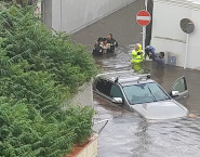 Falerna maltempo auto