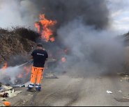 Fumi campo Rom volontari malgrado tutto