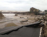 Maltempo reggino strada e ferrovia spazzate