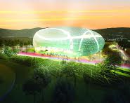 Palazzetto nuovo Lamezia illuminato