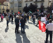 Palestinesi protesta Lamezia