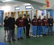 Polizia Lamezia palestra Fiamme ore