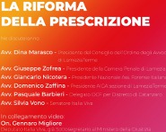 Prescrizione riforma locandina