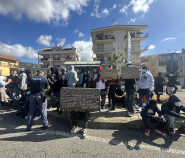 Protesta migranti Lamezia