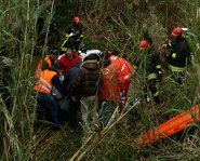 Vigili fuoco auto torrente