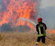 Vigili fuoco incendio boschi