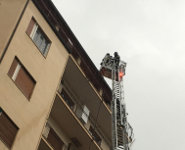 Vigili fuoco scala appartanmento