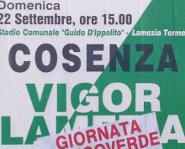 Vigor-Cosenza manifesto